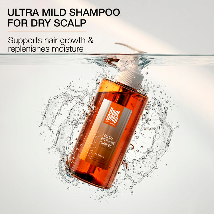 Brillare Root Deep 104 Follicle Energising Shampoo, 320ml - Image 2 - Buy from Indicrest
