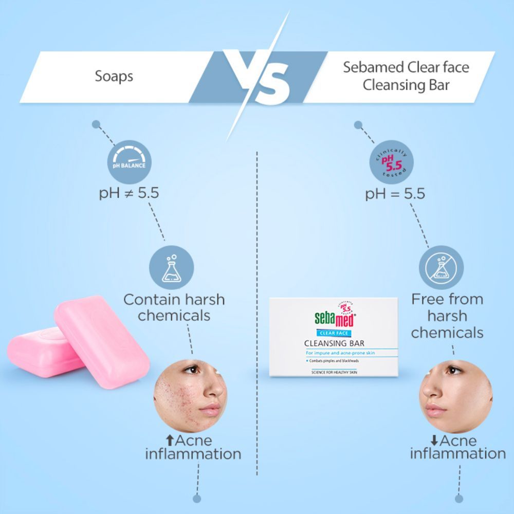 Ingredient label of Sebamed Clear Face Bar