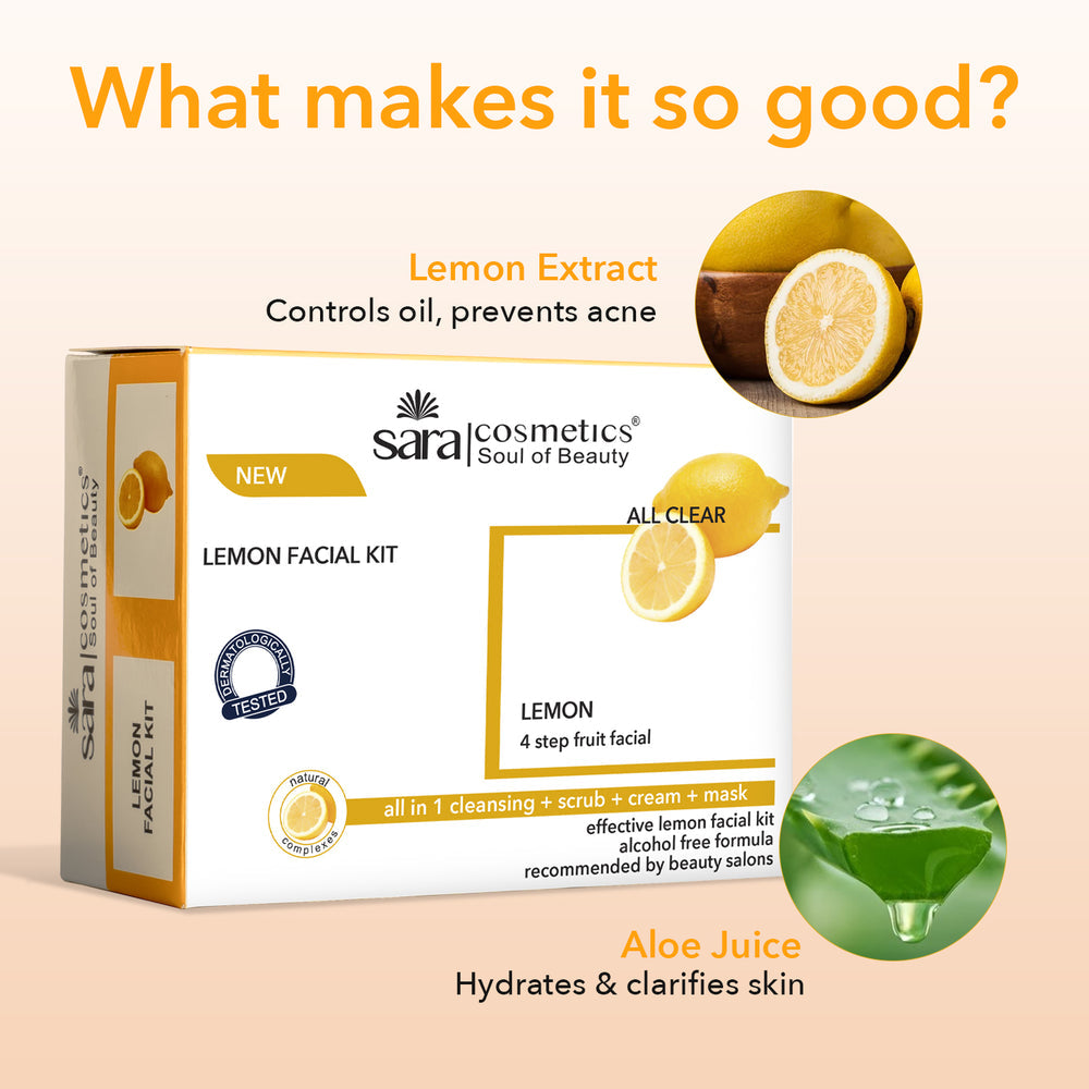 SARA LEMON FACIAL KIT, 4 X 200g - Image 5 - Buy from Indicrest