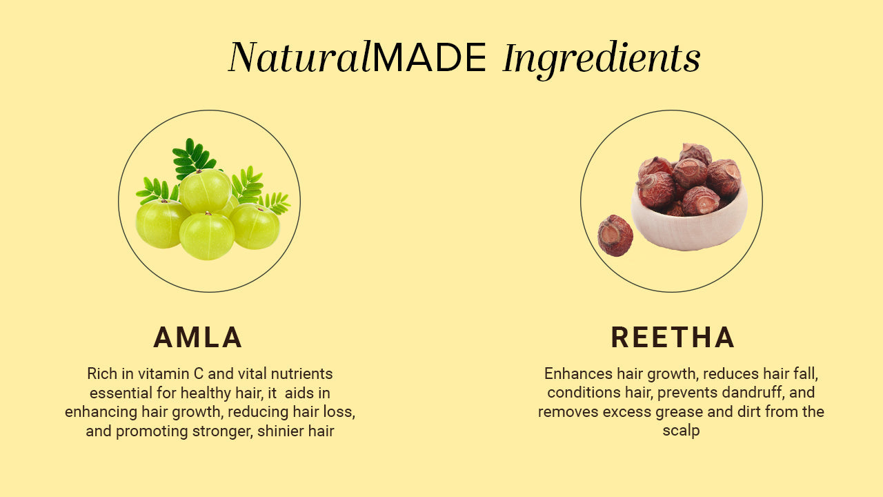 Khadi Natural Amla & Reetha Hair Cleanser & Conditioner Combo – Pack of 2 - 210ml Each - Image 3 - Buy from Indicrest