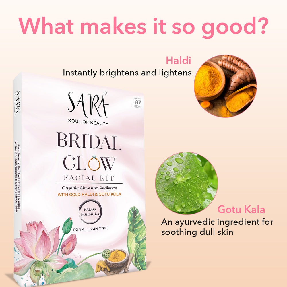 Sara Bridal Facial Kit For All Skin Types, 41g - Image 2 - Buy from Indicrest