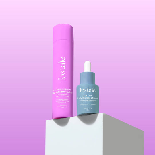 Foxtale Intense Moisture Lock Hydrating Serum with Hyaluronic Acid + Hydrating Moisturizer with Ceramide - Buy from Indicrest