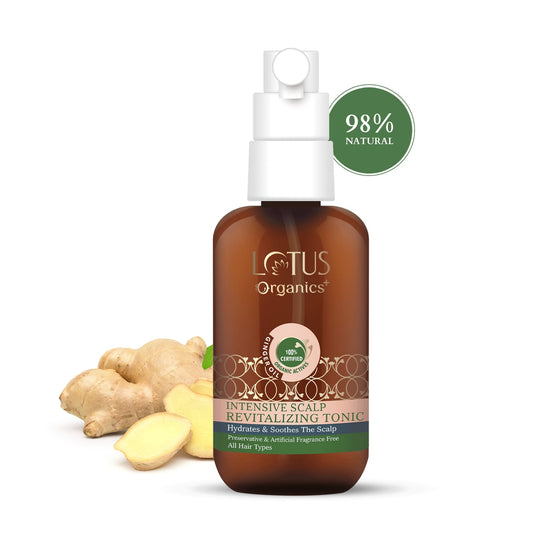 Lotus Herbals Organics+ Intensive Scalp Revitalizing Tonic, 100ml
