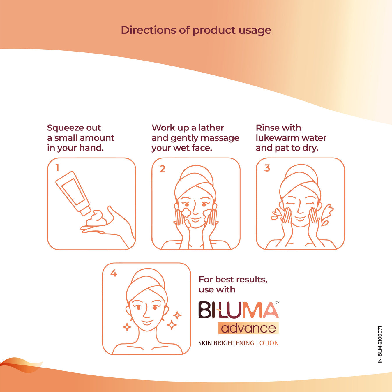 Biluma Advance Skin Brightening Face Wash 100ml