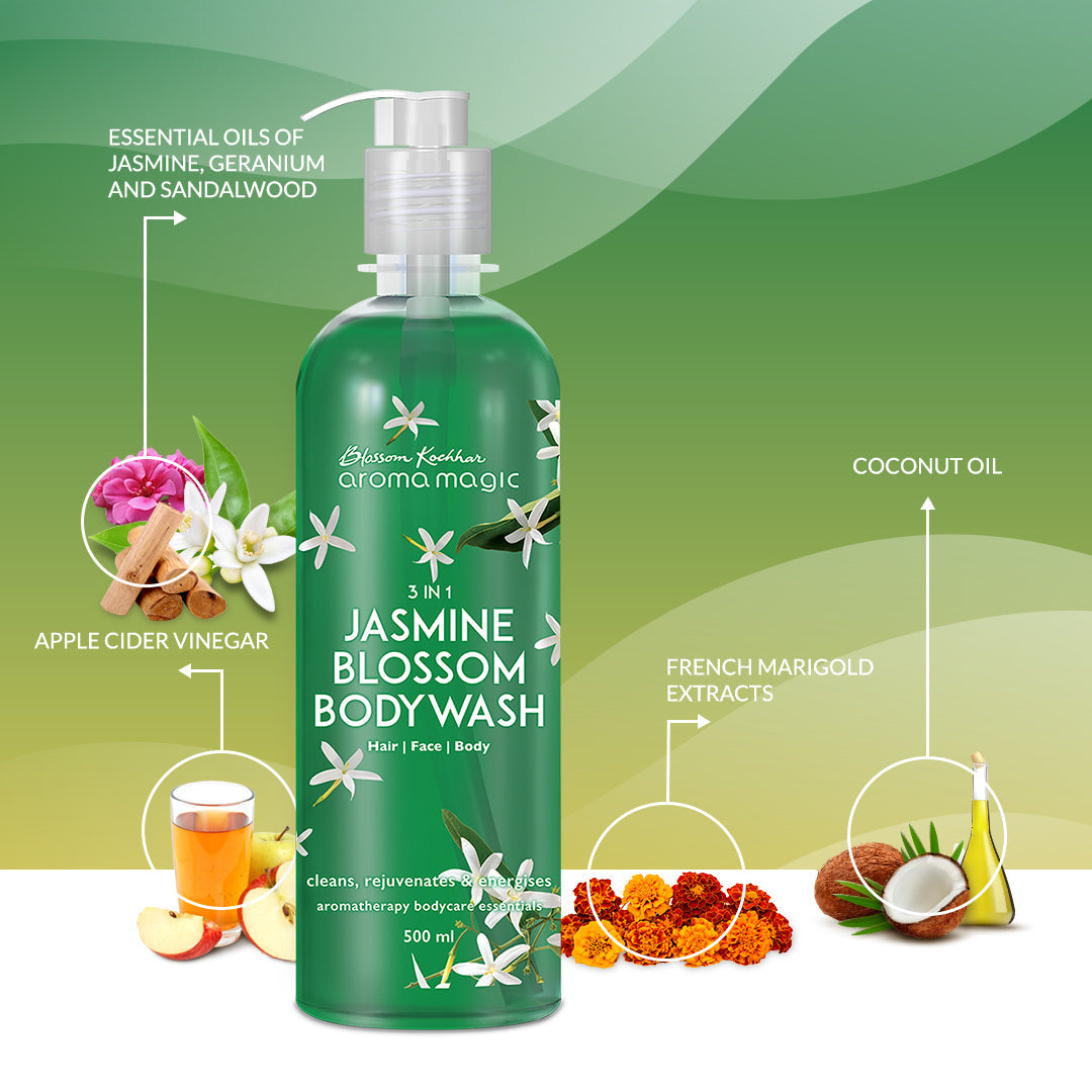 Aroma Magic 3 in 1 Jasmine Blossom Body Wash, 220ml - Image 3 - Buy from Indicrest