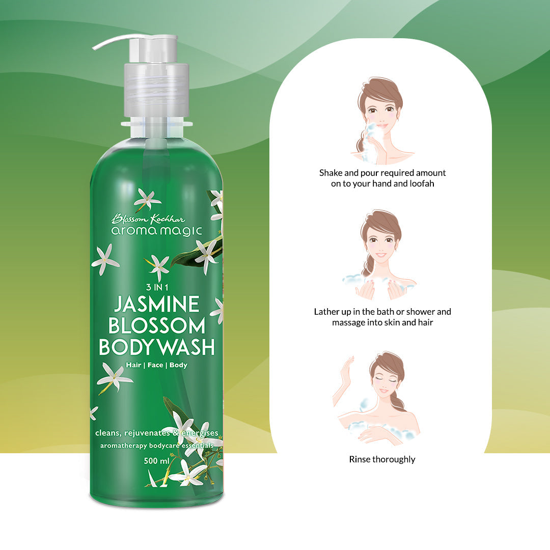 Aroma Magic 3 in 1 Jasmine Blossom Body Wash, 220ml - Image 5 - Buy from Indicrest