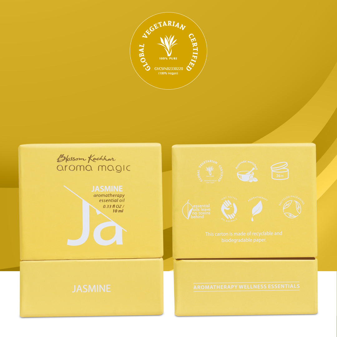 Aroma Magic Jasmine Essential Oil - Calms Anxiety, Ease Stress & Uplift Mood, 10ml - Image 7 - Buy from Indicrest