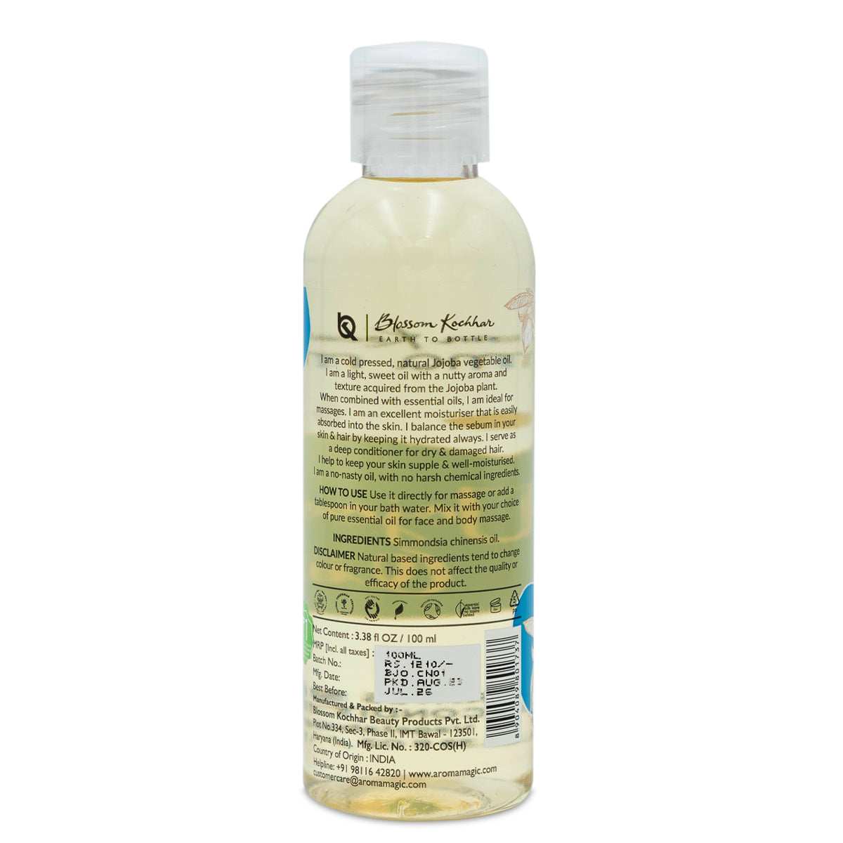 Aroma Magic Jojoba Oil, 100ml - Image 9 - Buy from Indicrest