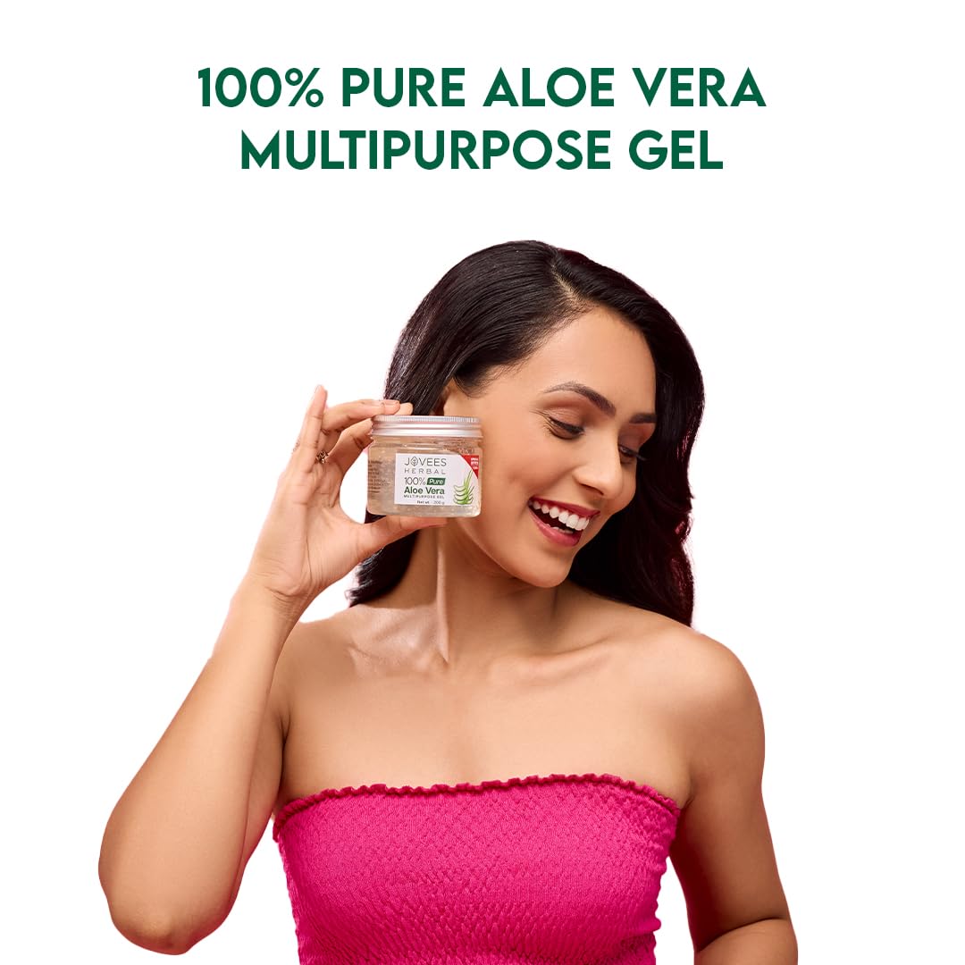 Jovees 100% Pure Aloe Vera Multipurpose Gel For Face, Skin & Hair