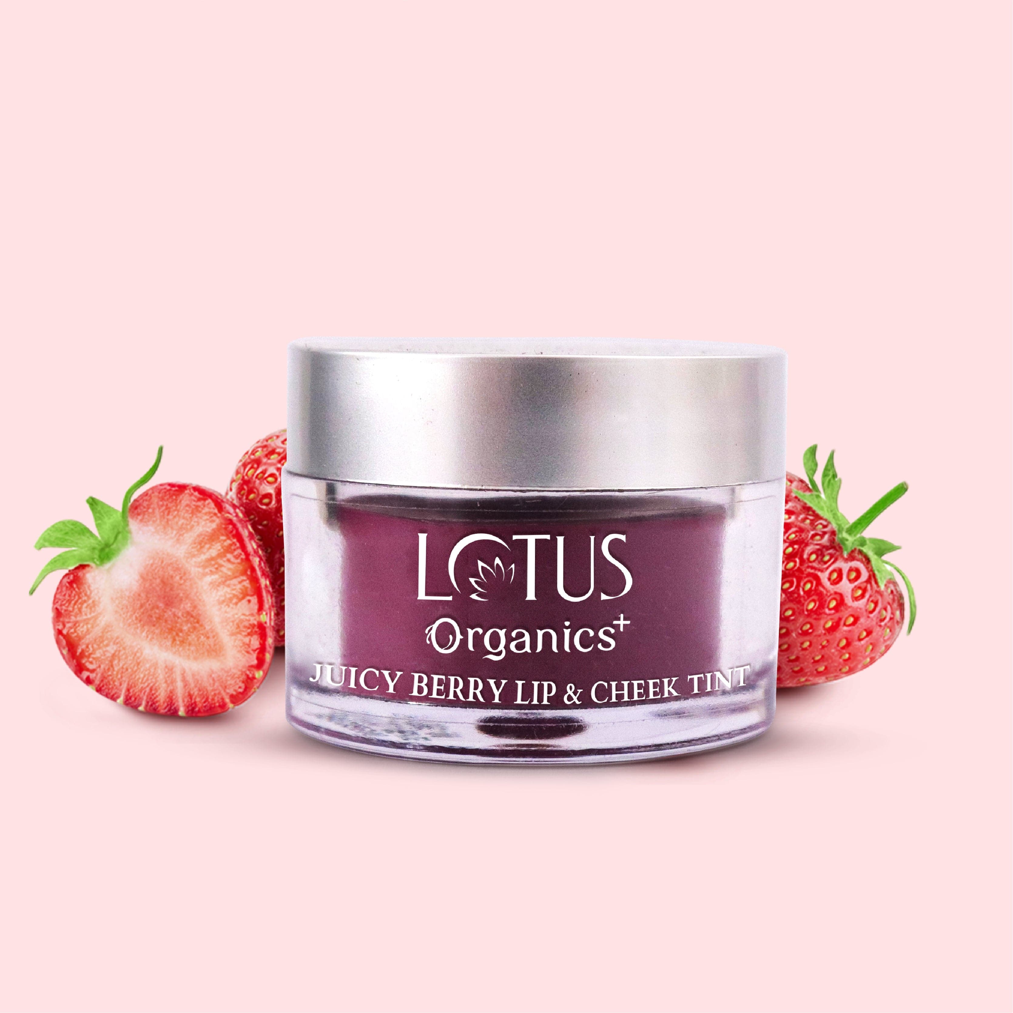 Lotus Herbals Organics+ Juicy Berry Lip & Cheek Tint, 10g