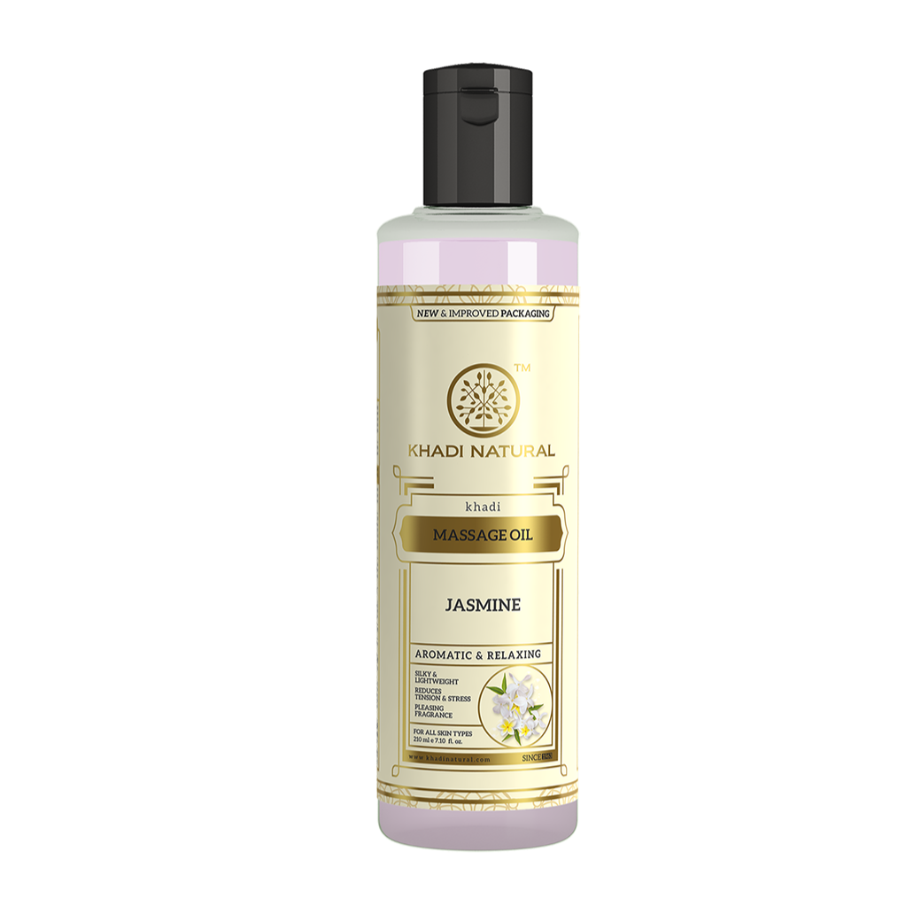 Khadi Natural Jasmine Massage Oil - 210ml - Buy from Indicrest