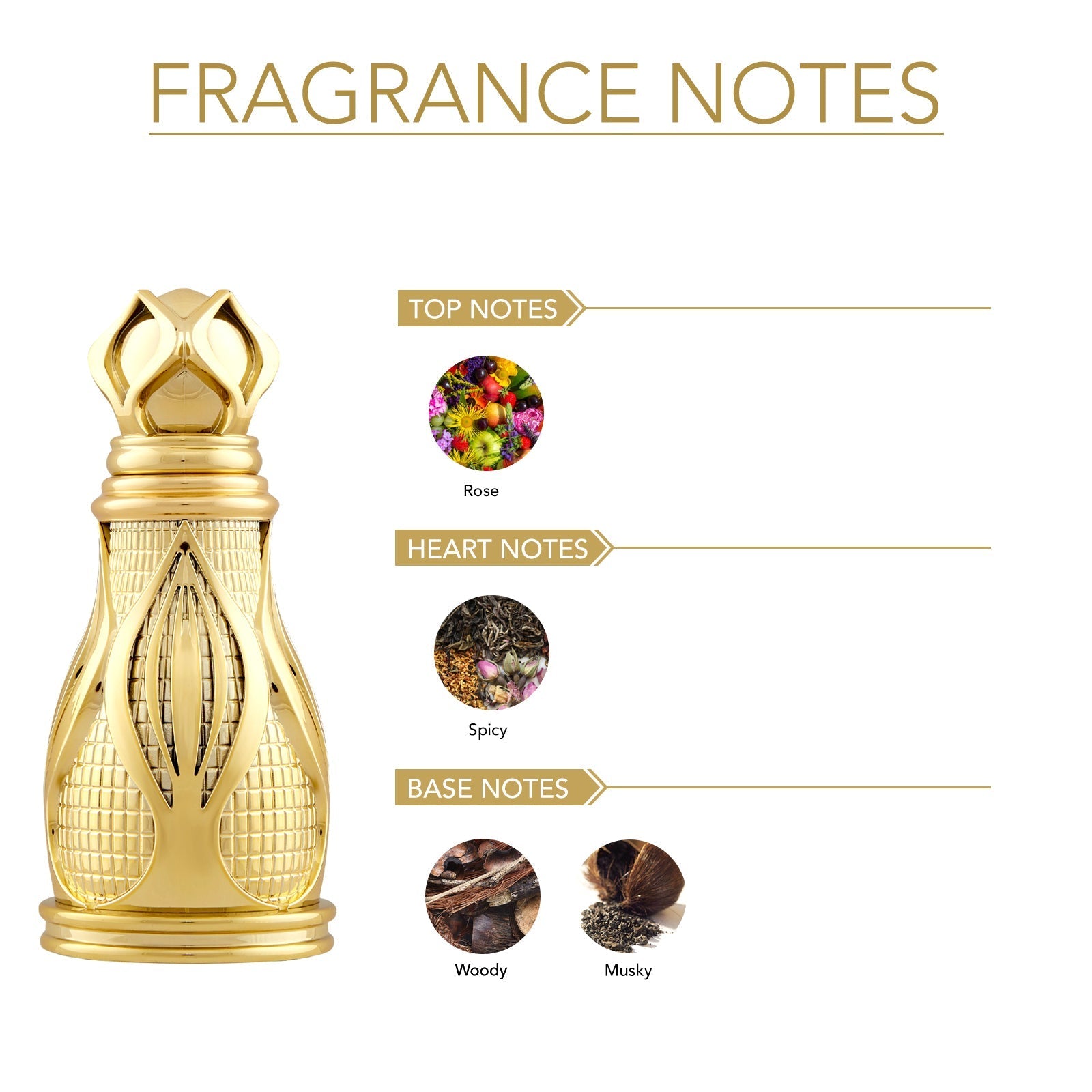 KHOFOOQ Non-Alcoholic Attar 18ML for Unisex - Image 2 - Buy from Indicrest