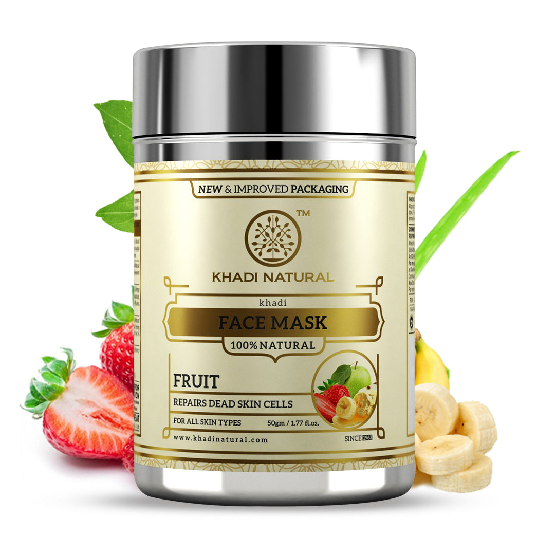 Khadi Natural Fruit Face Mask - 50gm - Image 5 - Buy from Indicrest