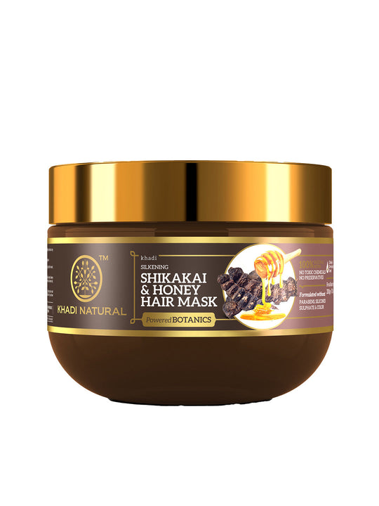 Khadi Natural Shikakai & Honey Hair Mask - Powered Botanics - 200gm - Buy from Indicrest