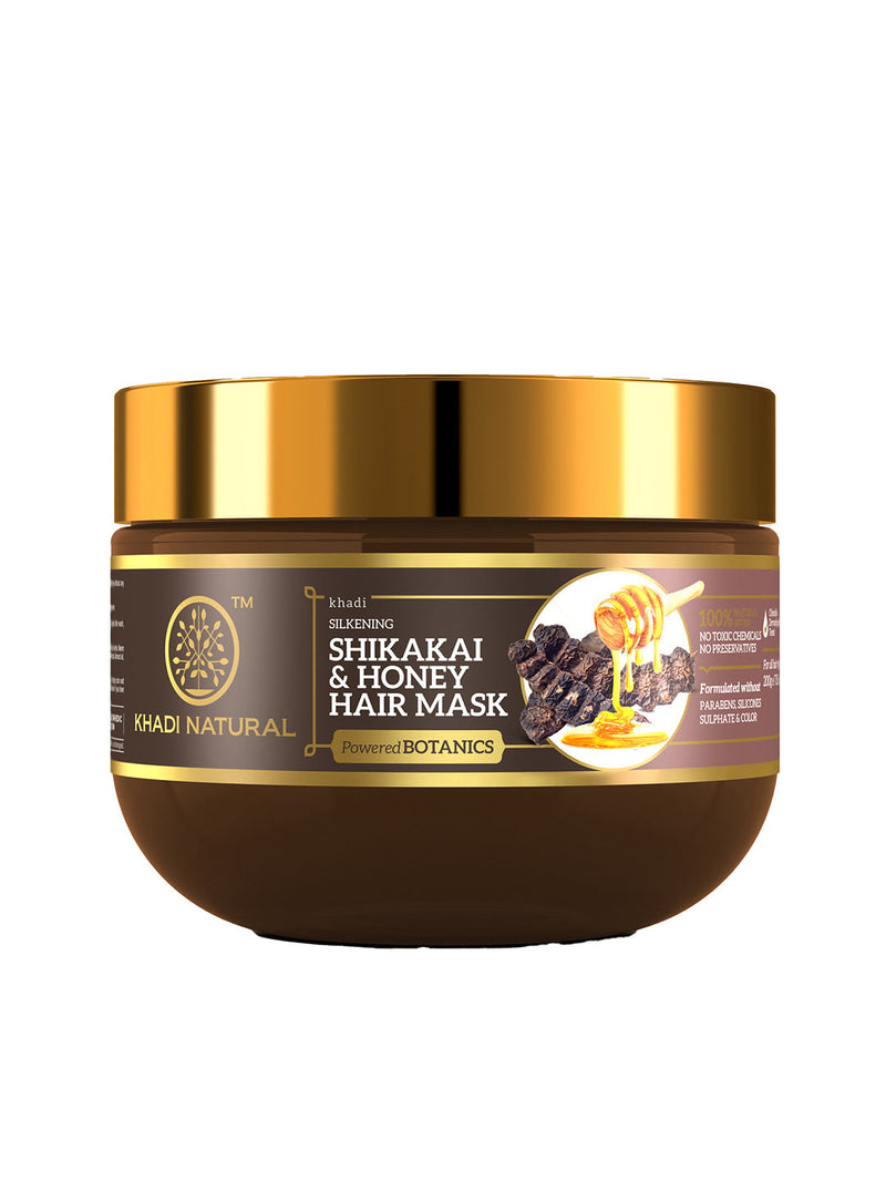 Khadi Natural Shikakai & Honey Hair Mask - Powered Botanics - 200gm - Buy from Indicrest