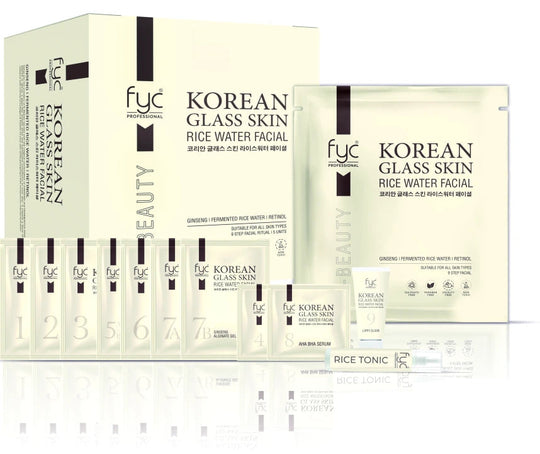 fyc-professional-korean-glass-skin-rice-water-facial-kit-5-pouch - Buy from Indicrest