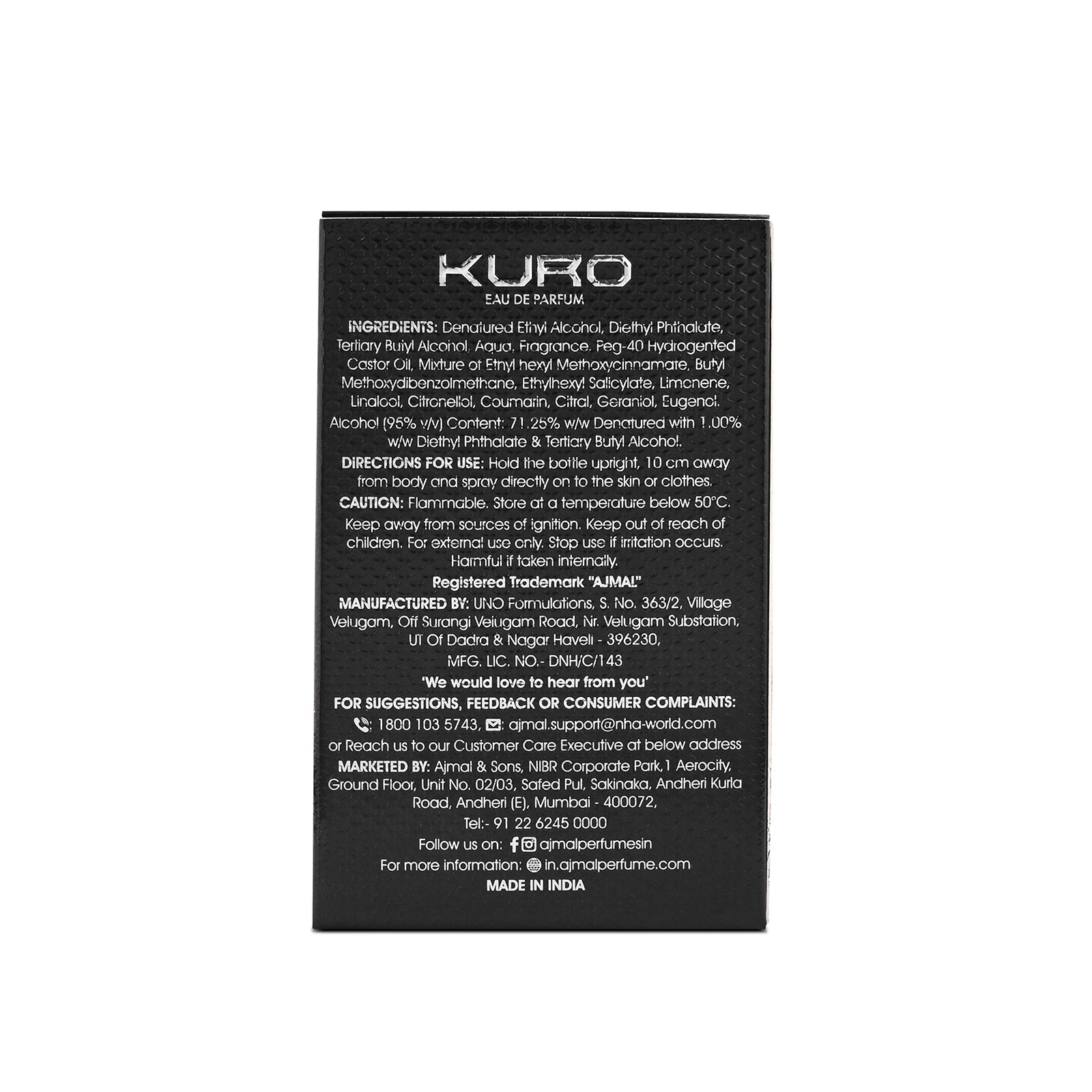 Kuro Perfume 14 ML for Men - Image 6 - Buy from Indicrest