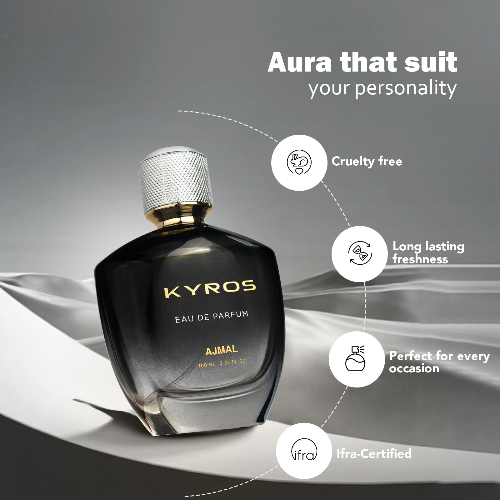 KYROS Perfume 100ML for Unisex - Image 3 - Buy from Indicrest