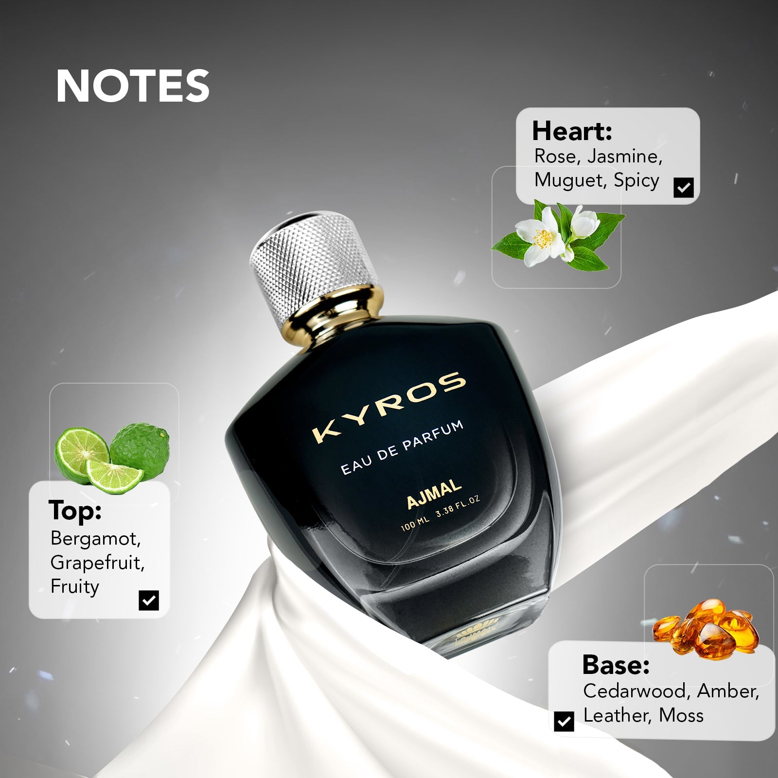 KYROS Perfume 100ML for Unisex - Image 4 - Buy from Indicrest