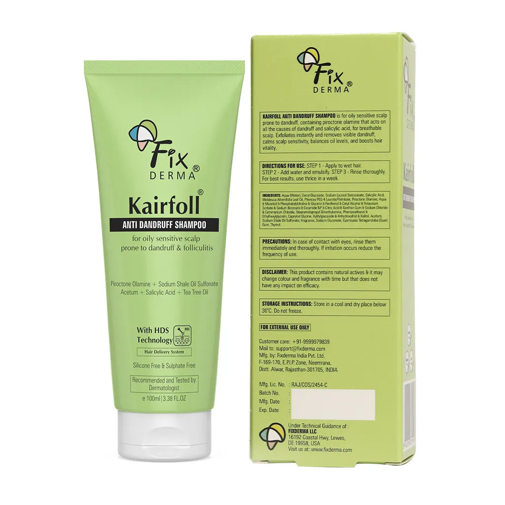 Fixderma Kairfoll Anti Dandruff Shampoo | Relieves Flakes & Scalp Irritation From the First Wash, 100ml - Image 8 - Buy from Indicrest