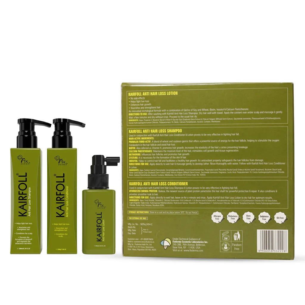 Fixderma Hair Fall Control Kit | Reduces Hair Fall and Promotes Hair Growth, 500ml - Image 9 - Buy from Indicrest