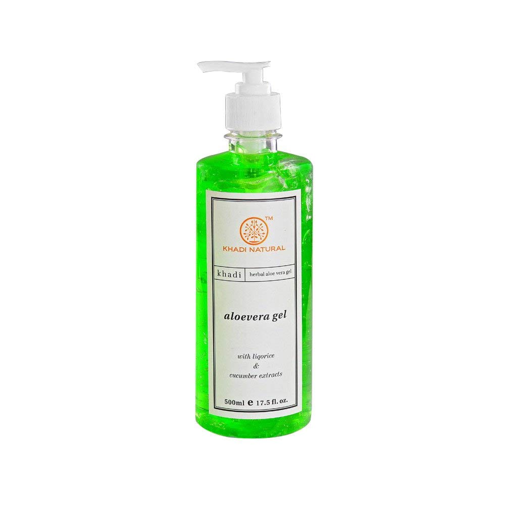 Khadi Aloevera Herbal Gel Dispenser 500ml - Indicrest