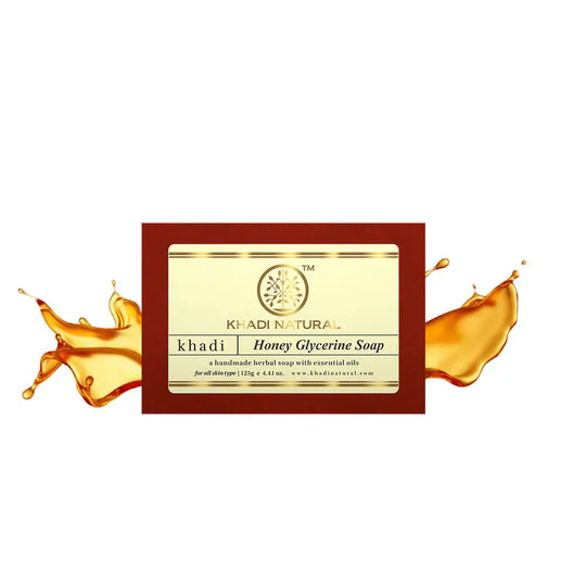 Khadi Honey & Glycerin Soap 125g - Indicrest