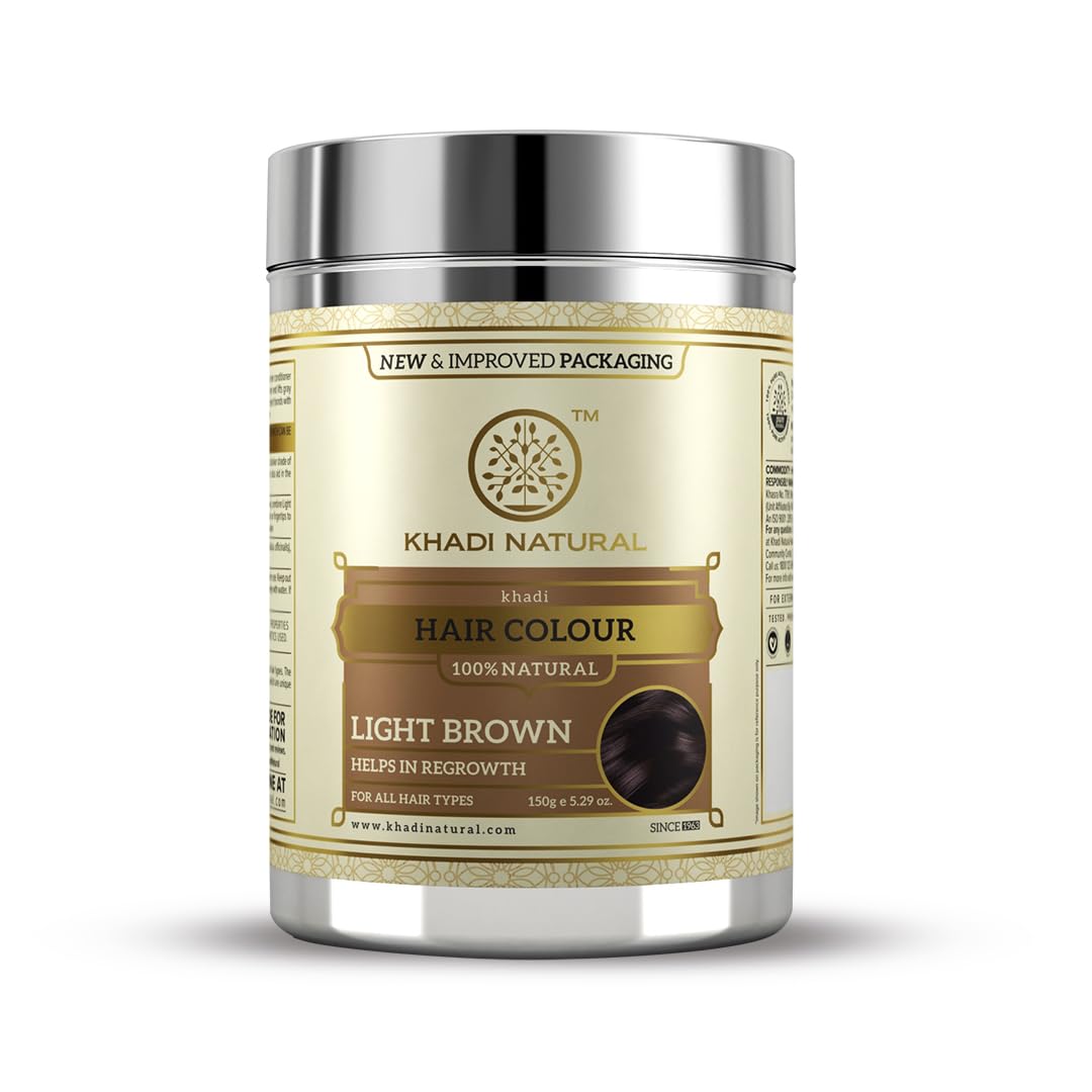 Khadi Light Brown Henna Col 150g - Indicrest