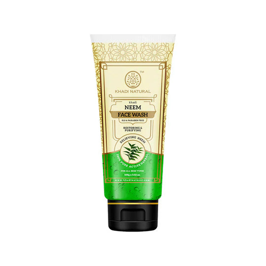 Khadi Neem Face Wash Tub 100g - Indicrest Buy at Indicrest