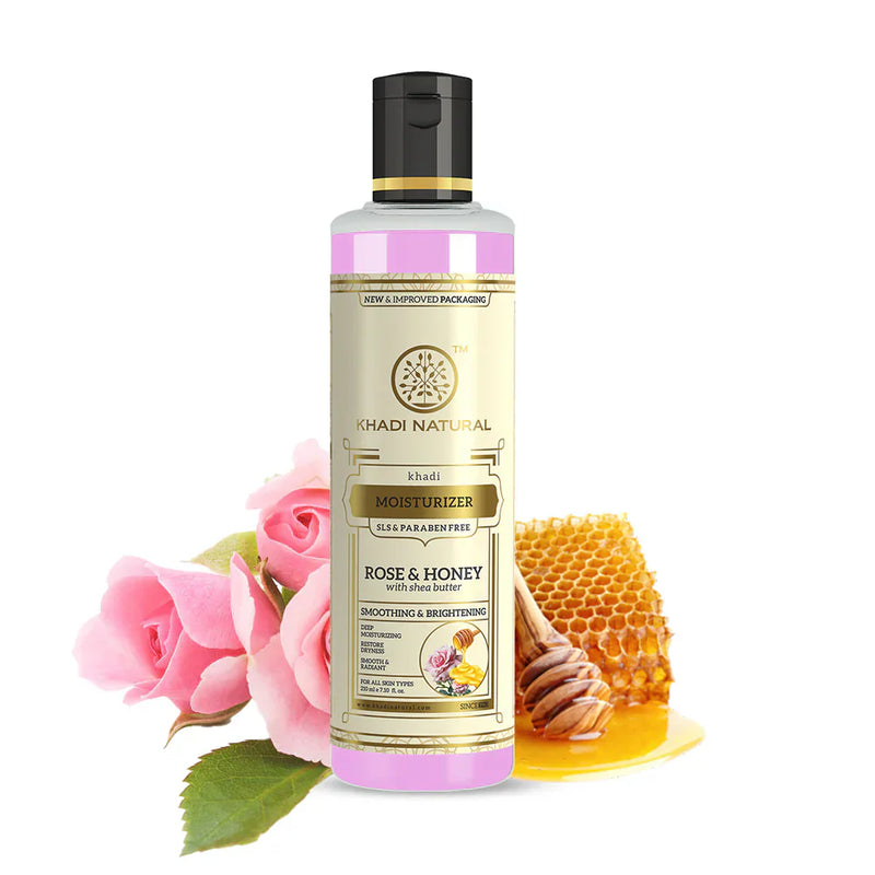 Khadi Rose & Honey Moisturizer 210ml - Indicrest Buy at Indicrest