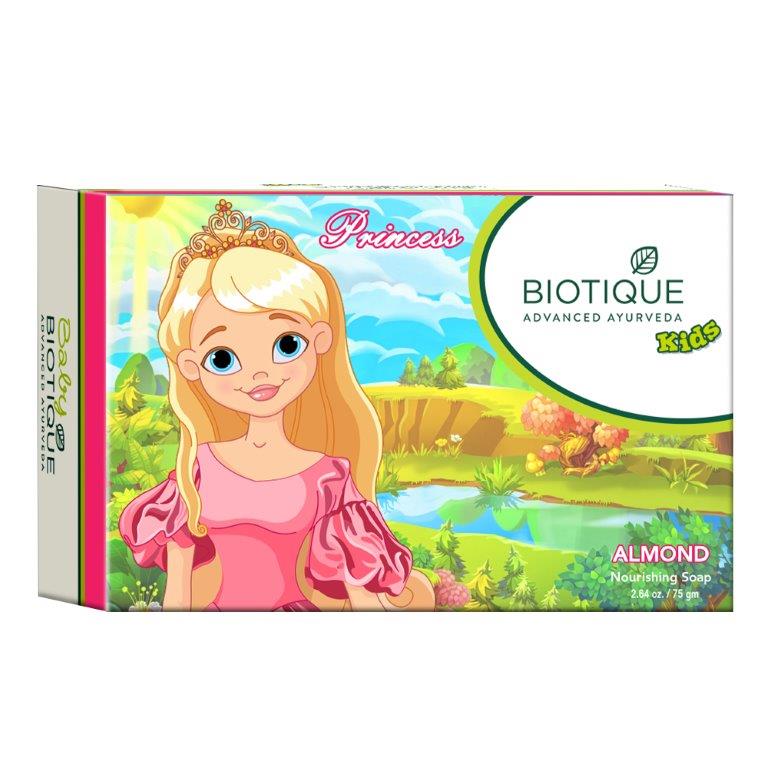 Biotique Almond Oil Baby Soap, 75g (Princess Soap) - Buy from Indicrest