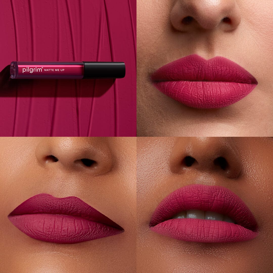 pilgrim matte me up liquid lipstick kinky pink 11   Image 2   Buy from Indicrest