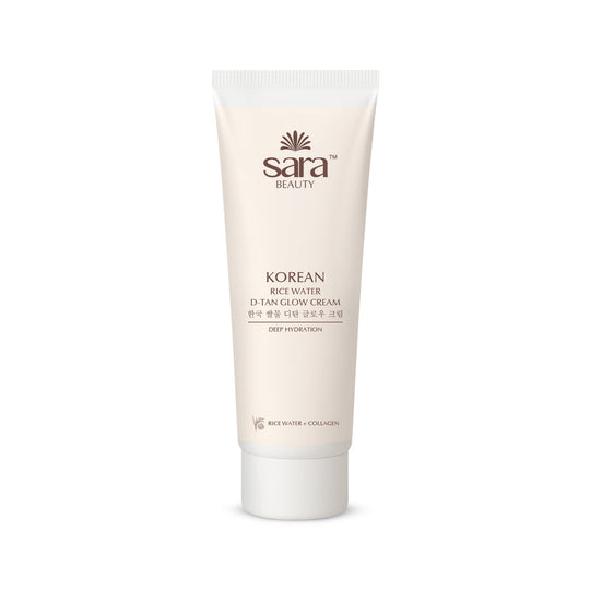 Sara Korean Rice Water D-tan Glow Cream, 120g - Buy from Indicrest