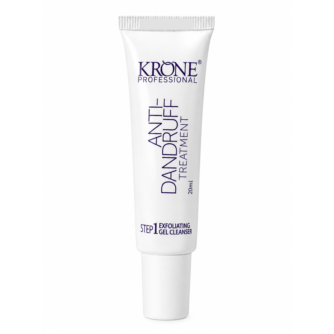 Krone Professional Anti Dandruff Treatment 200ml Buy from Indicrest Step 1 - Exfoliating Gel Cleanser