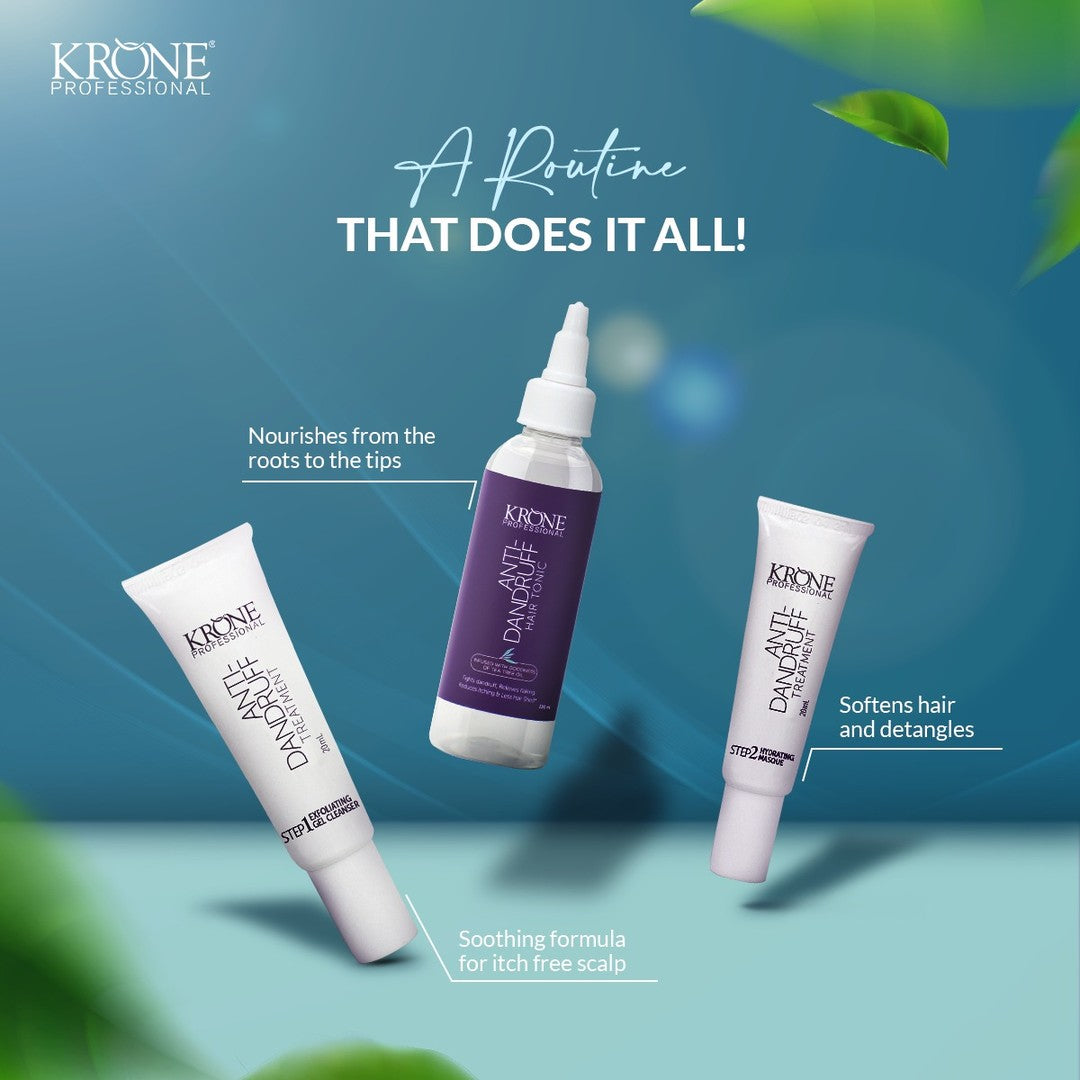 Krone Professional Tea Tree Oil Hair Tonic 100ml for healthy looking scalp and manageable hair