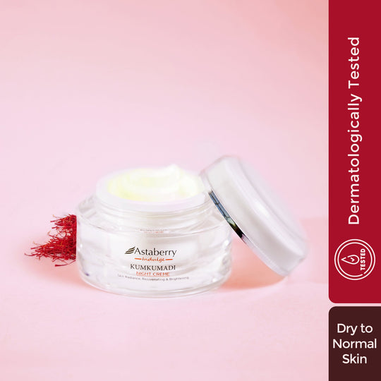 Astaberry Kumkumadi Night Creme for Deep Hydration & Glow - 50 GM - Buy from Indicrest