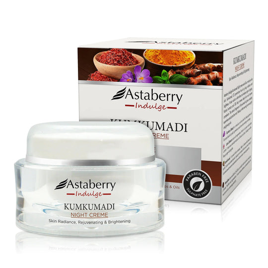 Astaberry Kumkumadi Night Creme for Deep Hydration & Glow - 50 GM - Image 8 - Buy from Indicrest