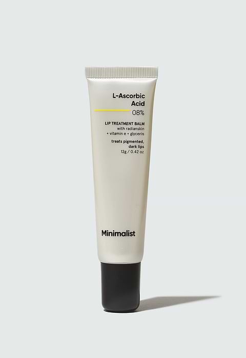 Minimalist L-Ascorbic Acid 8% Lip Treatment Balm For Prevents &amp; treats hyperpigmentation, hydrates and softens lips, 12g - Buy from Indicrest