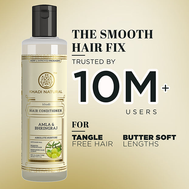 Khadi Natural Amla & Bhringraj Hair Conditioner - 210ml - Buy from Indicrest