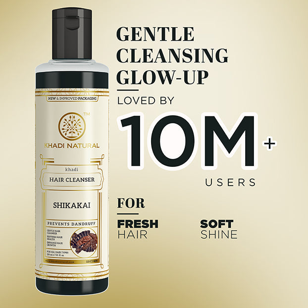Khadi Natural Shikakai Hair Cleanser - 210ml - Buy from Indicrest