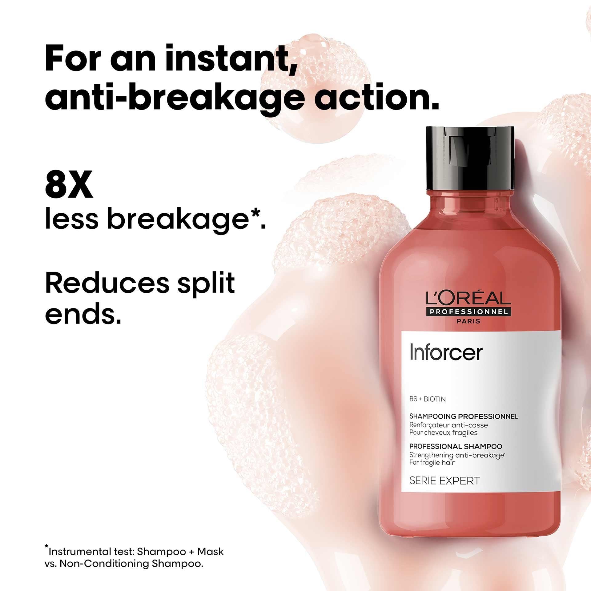 LOréal Professionnel Inforcer Shampoo 300ml – Buy Online at Indicrest