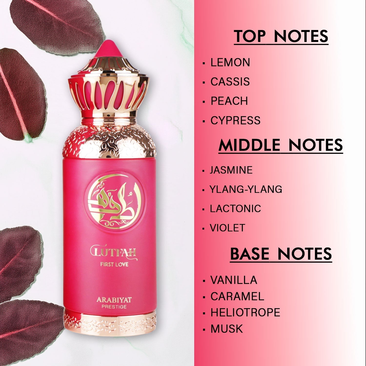 Arabiyat Prestige Lutfah First Love| EDP, 80ml UNISEX - Image 10 - Buy from Indicrest