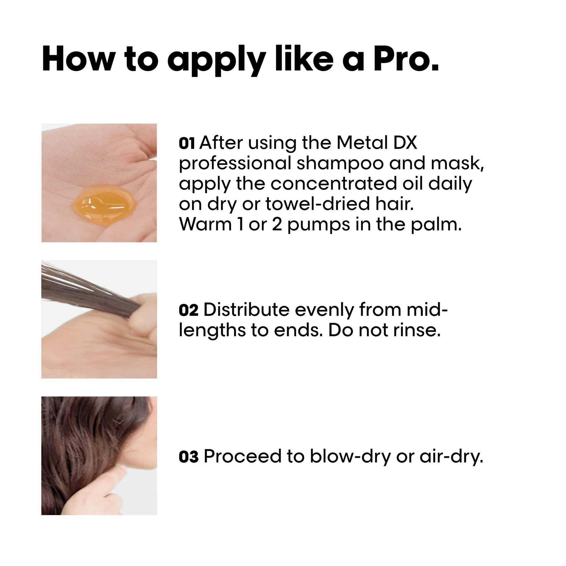 L’Oreal Metal DX lightweight oil for shine and manageability – Indicrest