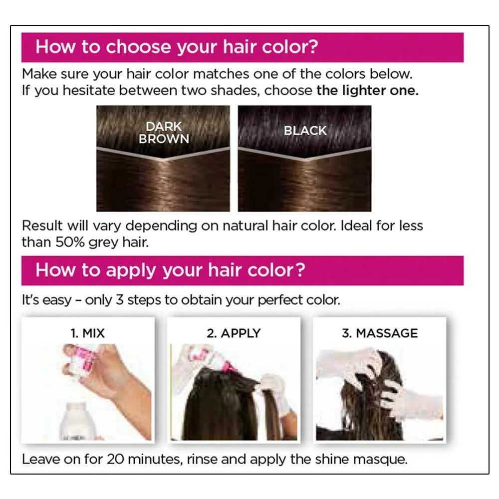 L’Oreal Paris Casting Crème Gloss Hair Color - 400 Dark Brown (87.5g + 72ml)7