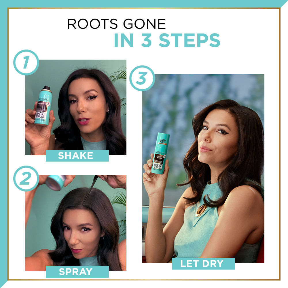 L'Oreal  Paris Magic Retouch Instant Root Concealer Spray - Dark Brown - (75ml)5