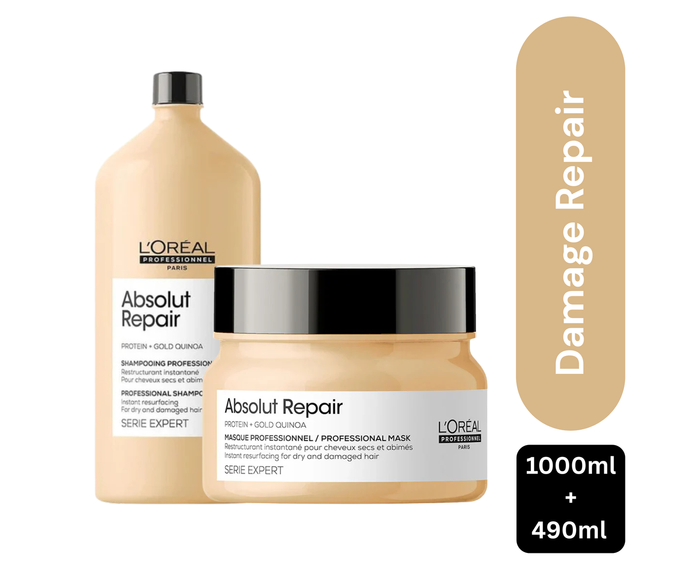 L Oreal Absolut Repair Shampoo 1 5L Hair Mask 490ml Combo Indicrest l-oreal-absolut-repair-shampoo-1-5l-hair-mask-490ml-combo-indicrest