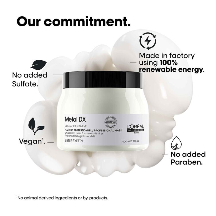 L'Oreal Professionnel Hair Mask For Coloured And Damaged Hair Long-Lasting Colours & Shine Series Expert Metal Dx Mask