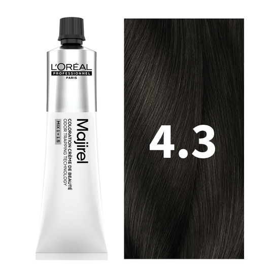 L'Oreal Professionnel Paris Majirel - 4.3 (Golden Brown) 49.5 g Indicrest Buy at Indicrest