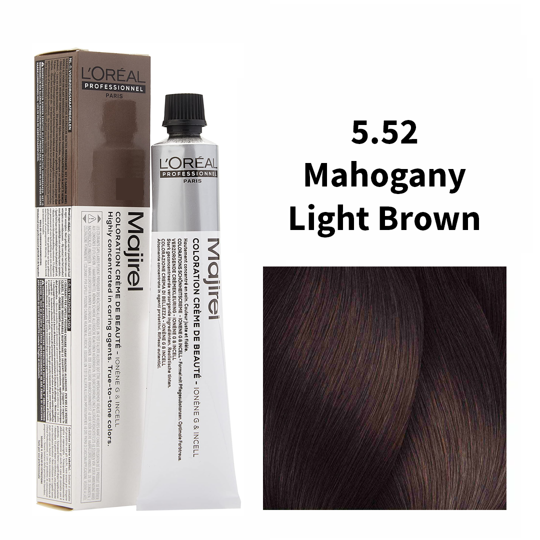 L'Oreal Professionnel Paris Majirel - 5.52 (Mahogany Light Brown) 49.5 g