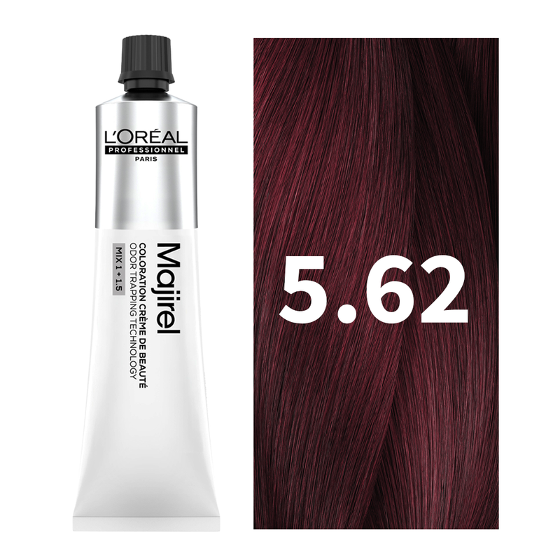 L'Oreal Professionnel Paris Majirel - 5.62 (Light Iridescent Mahogany Brown) 49.5 g Indicrest Buy at Indicrest